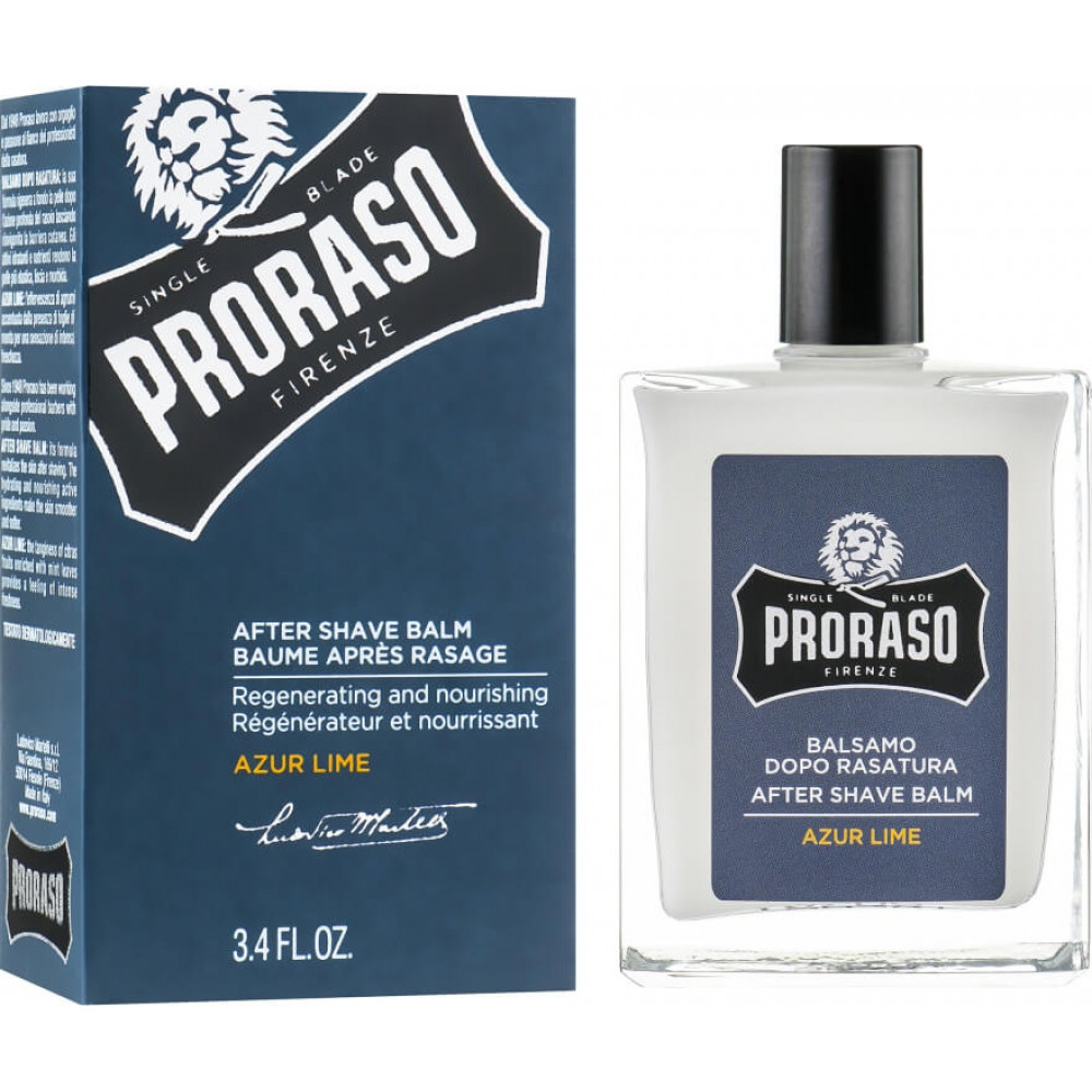Бальзам після гоління - Proraso After Shave Balm Azur Lime фото 4
