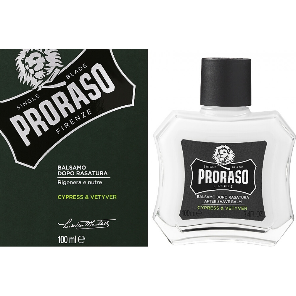 Бальзам после бритья - Proraso After Shave Balm Cypress & Vetyver фото 3