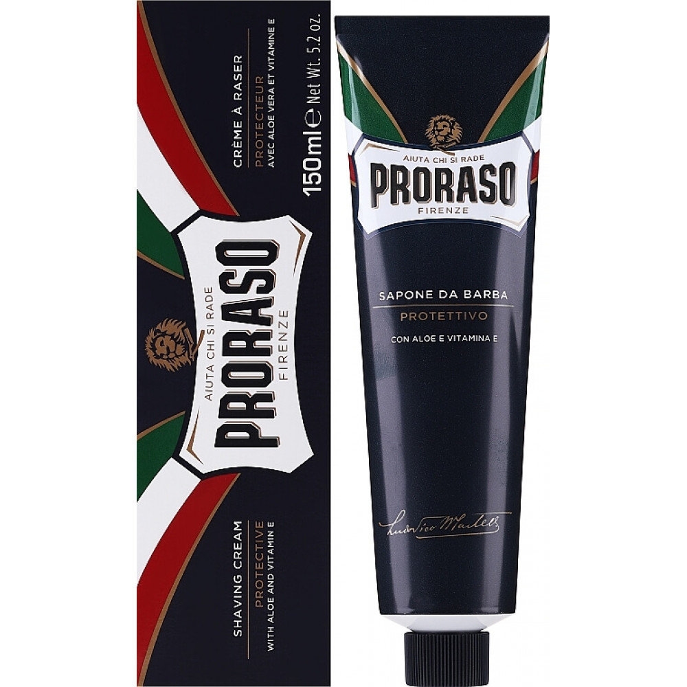 Крем для бритья - Proraso Shaving Cream Tube Protective Aloe фото 2