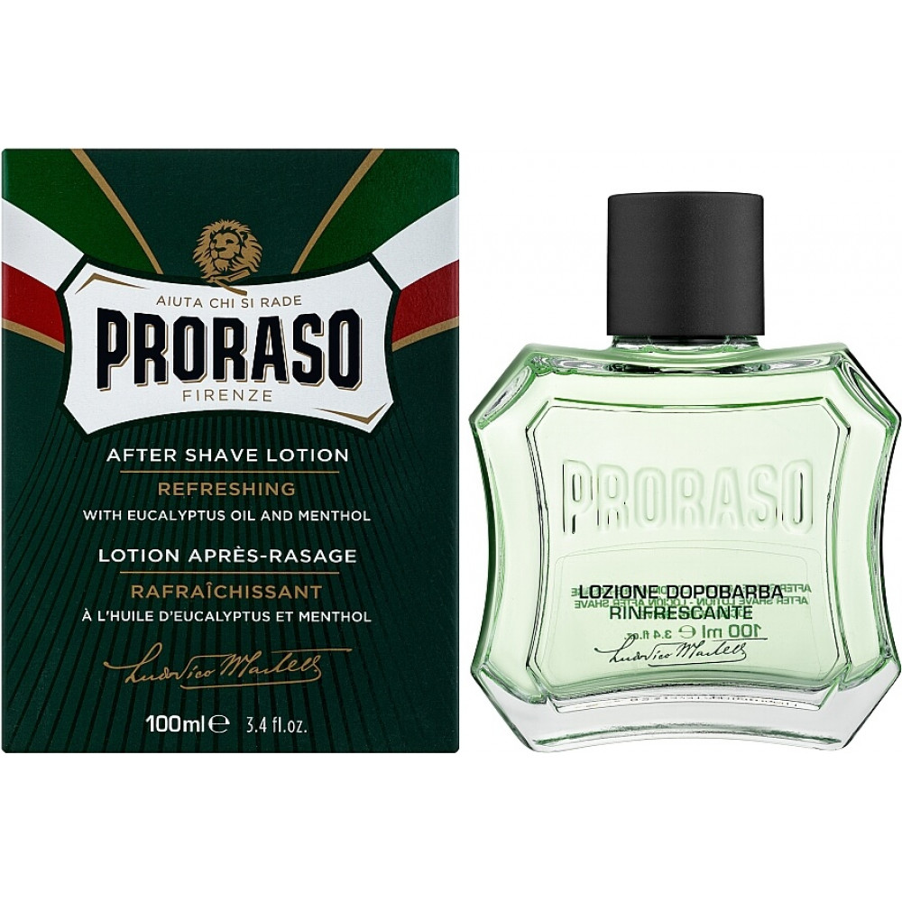 Лосьон после бритья - Proraso After shave Lotion Refresh Eucalyptus фото 2