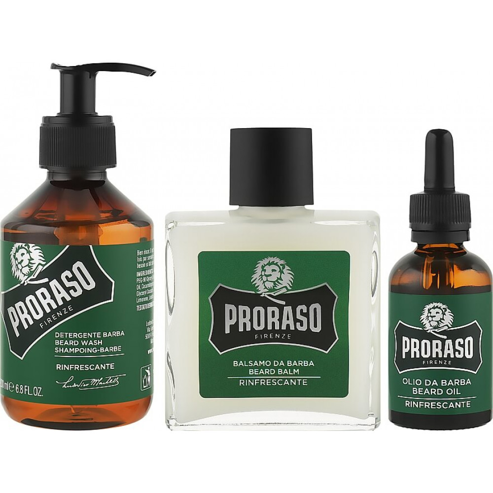 Набор для бороды - Proraso Metal Box Beard Care Refresh фото 2