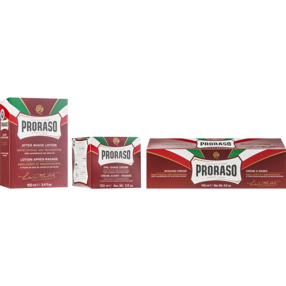 Набір косметики для гоління - Proraso Vintage Selection Prima&Dopo Nourish фото 2