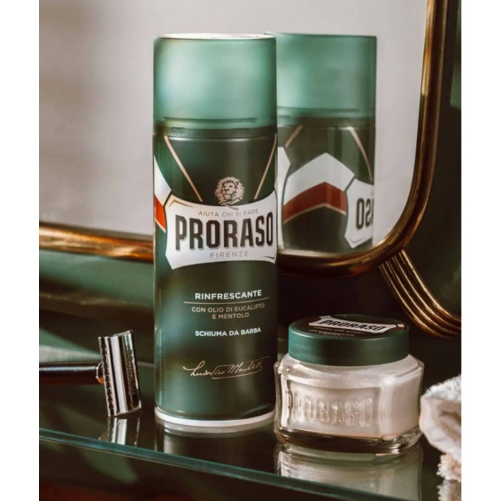 Пена для бритья - Proraso Shaving Foam Refresh Eucalyptus фото 3