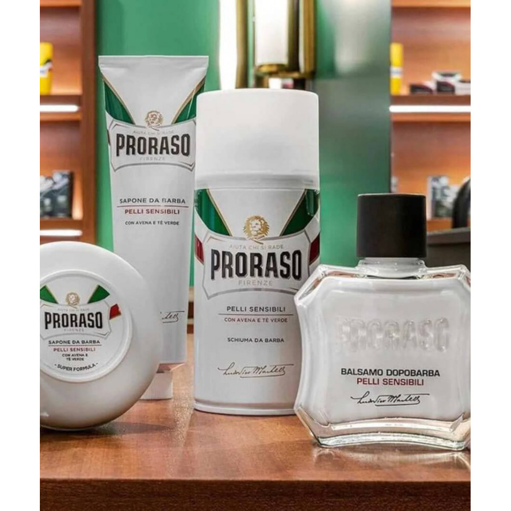 Пена для бритья - Proraso Shaving Foam Sensitive Green Tea фото 2