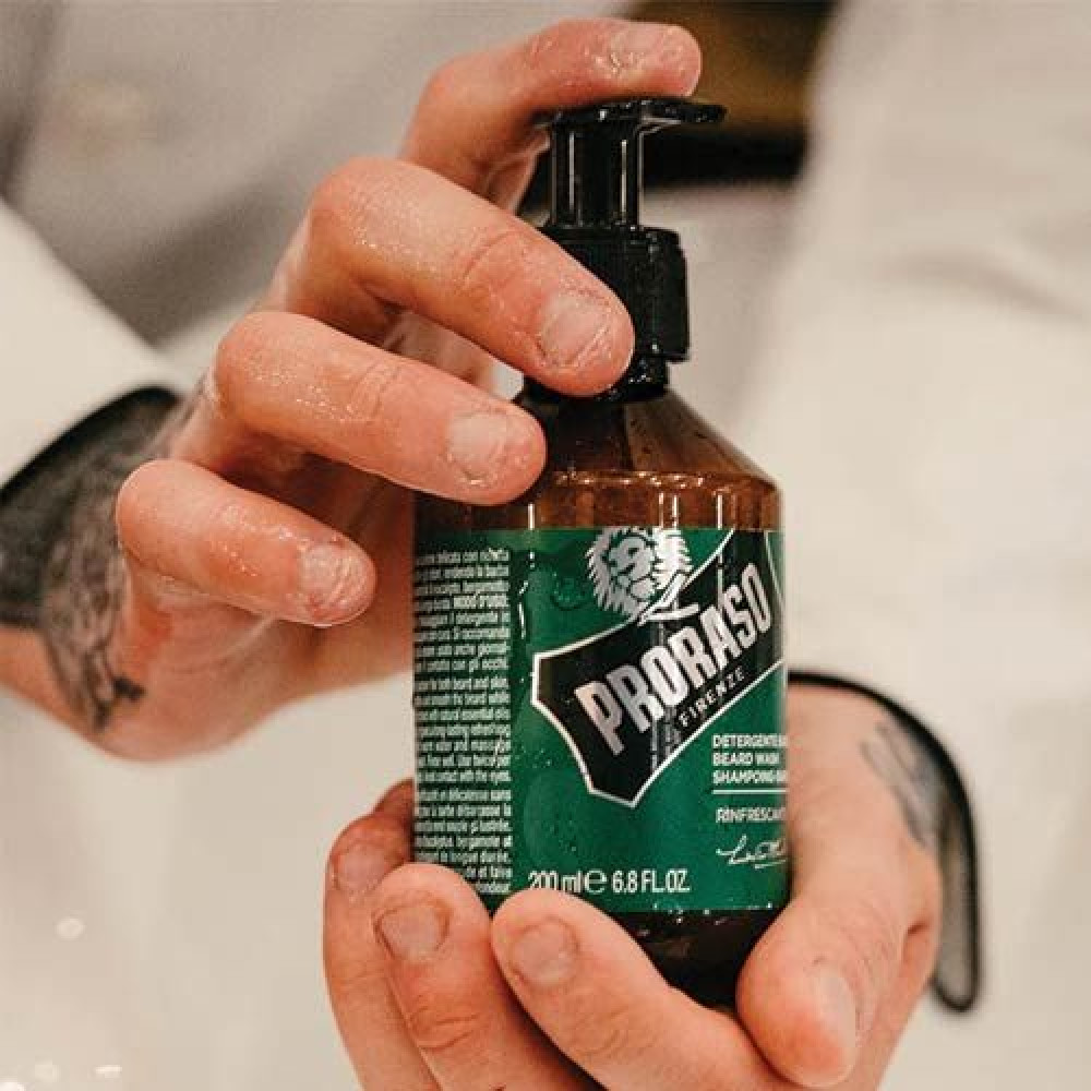 Шампунь для бороди - Proraso Beard Shampoo Refresh фото 4