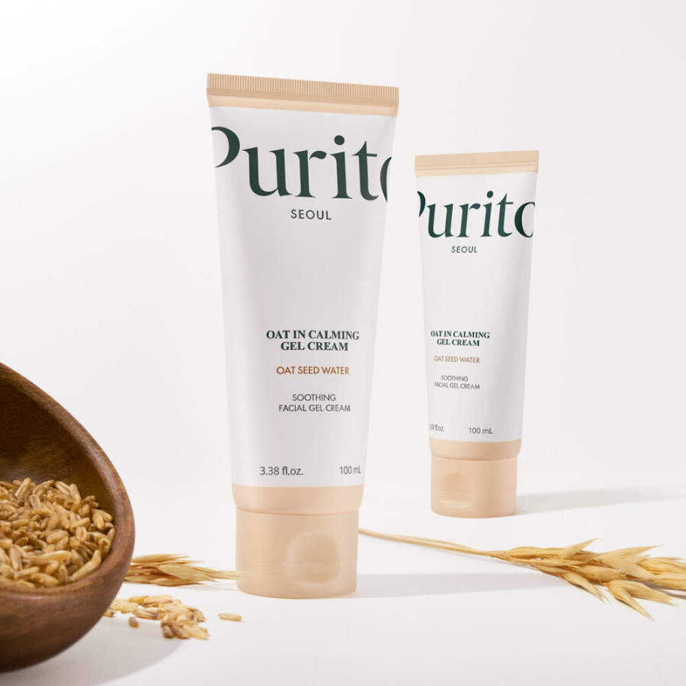 Гель-крем заспокійливий із зернами вівса - Purito Oat-in Calming Gel Cream фото 2