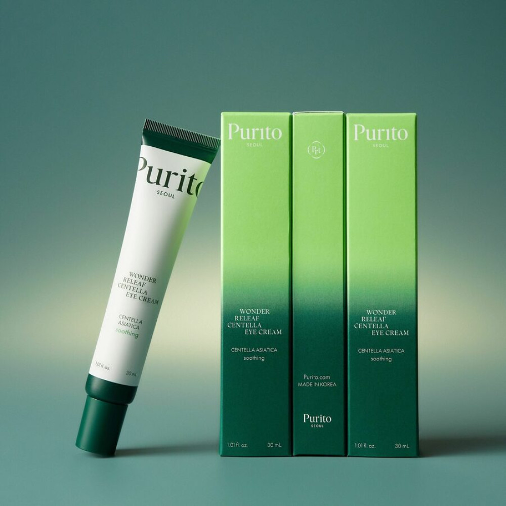 Крем для век с центеллой и пептидами - Purito Seoul Wonder Releaf Centella Eye Cream фото 4