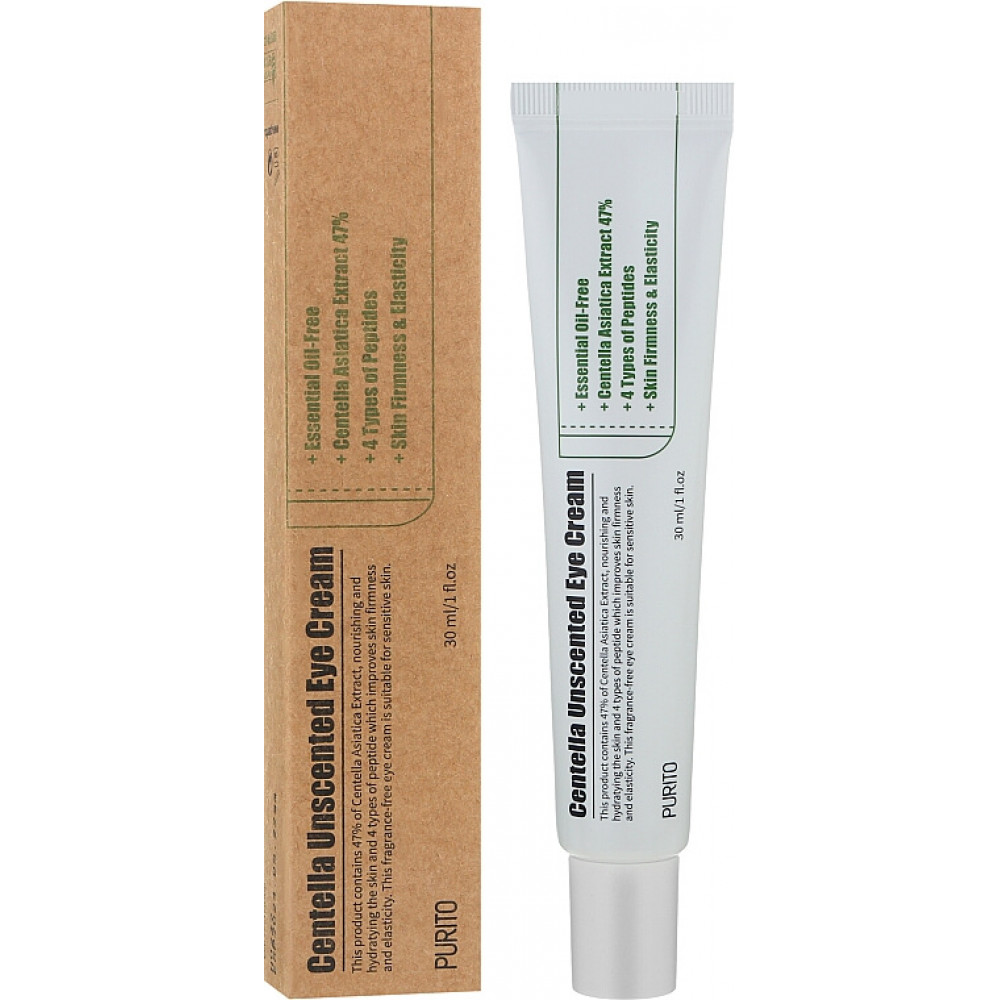 Крем для кожи вокруг глаз с центеллой без масел - Purito Centella Unscented Eye Cream фото 5