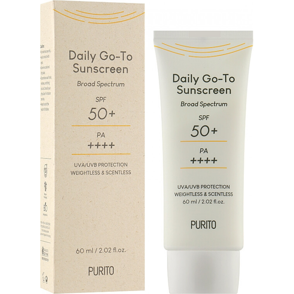 Крем сонцезахисний на кожен день - Purito Daily Go-To Sunscreen SPF50+ PA++++ фото 2