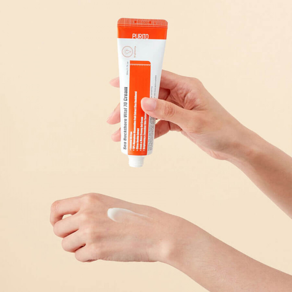 Крем витаминный с облепихой и мандаринами - Purito Sea Buckthorn Vital 70 Cream фото 3