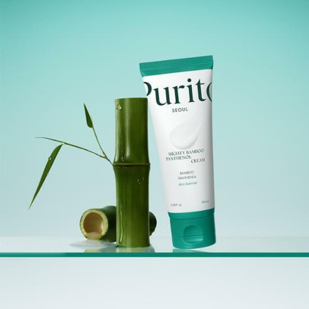 Крем зволожувальний з пантенолом - Purito Seoul Mighty Bamboo Panthenol Cream фото 3