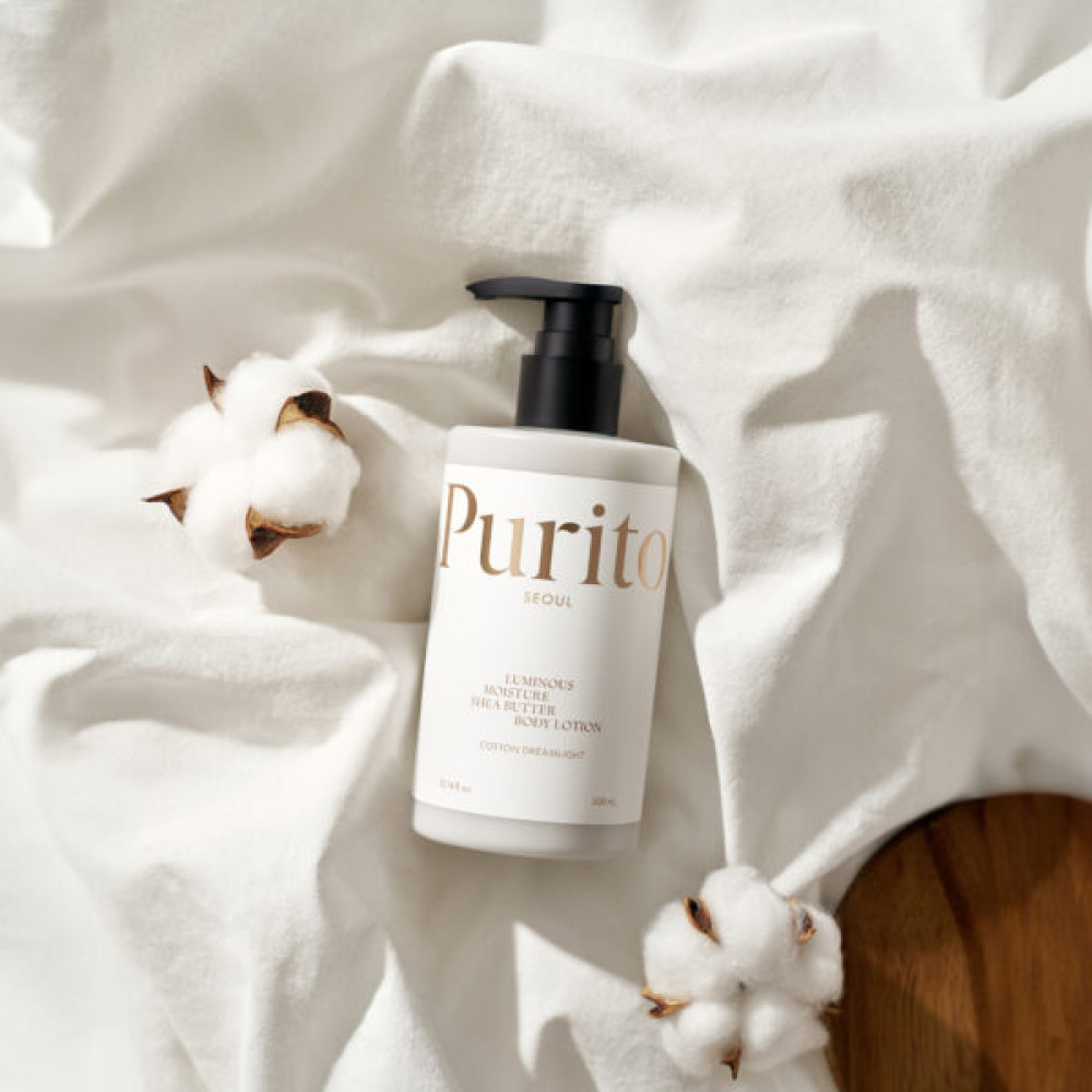 Лосьйон для тіла зволожуючий з олією ши - Purito Seoul Luminous Moisture Shea Butter Body Lotion Cotton Dreamlight фото 3