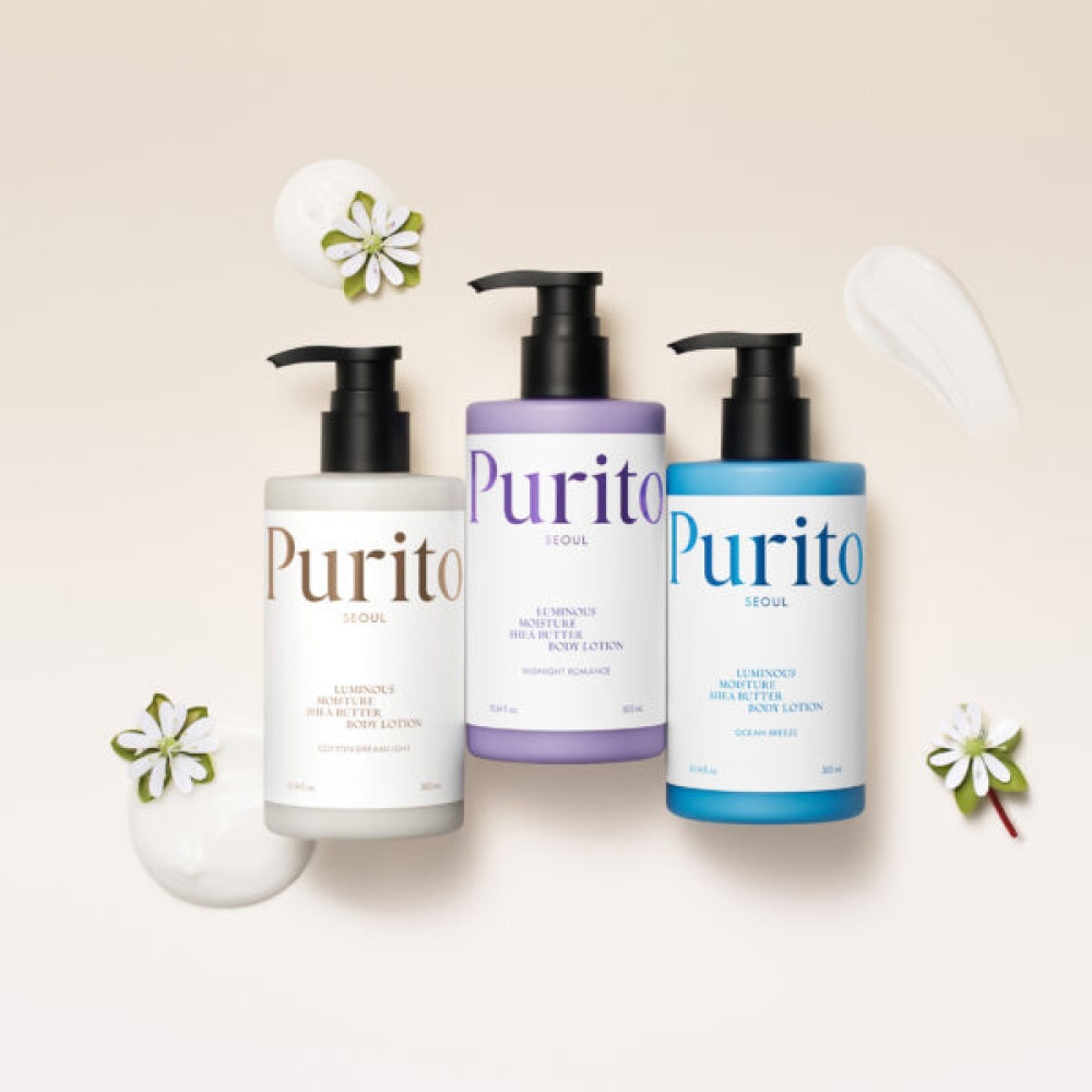Лосьйон для тіла зволожуючий з олією ши - Purito Seoul Luminous Moisture Shea Butter Body Lotion Midnight Romance фото 2