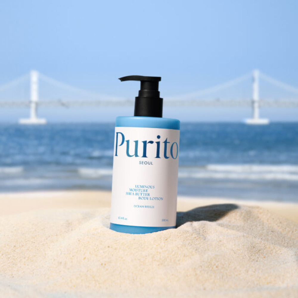 Лосьон для тела увлажняющий с маслом ши - Purito Seoul Luminous Moisture Shea Butter Body Lotion Ocean Breeze фото 3