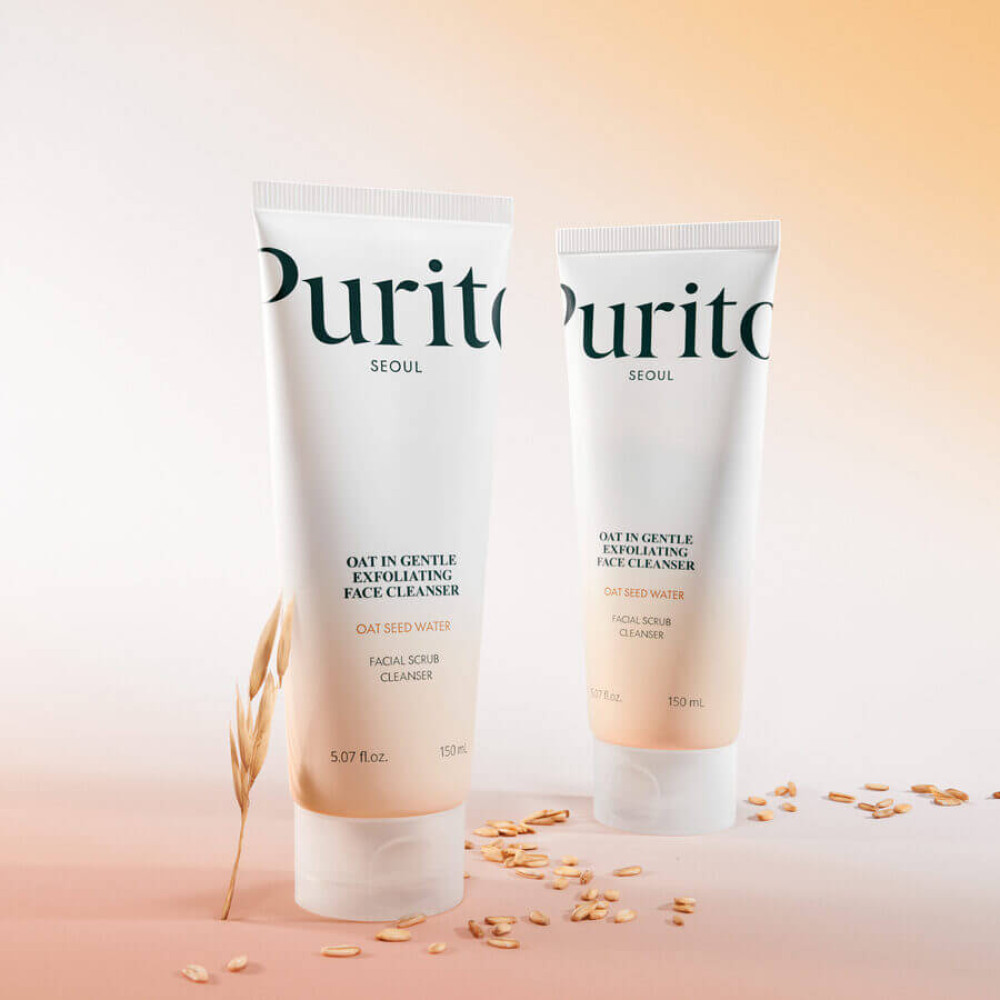 Маска-пінка для умивання з часточками вівса - Purito Seoul Oat In Gentle Exfoliating Face Cleanser фото 3