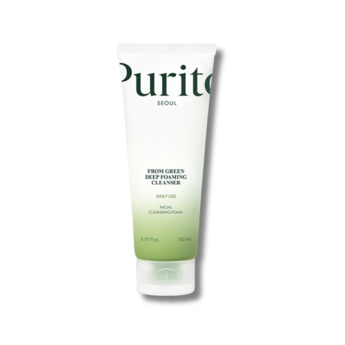 Пенка для умывания с центеллой и зеленым чаем - Purito From Green Deep Foaming Cleanser фото