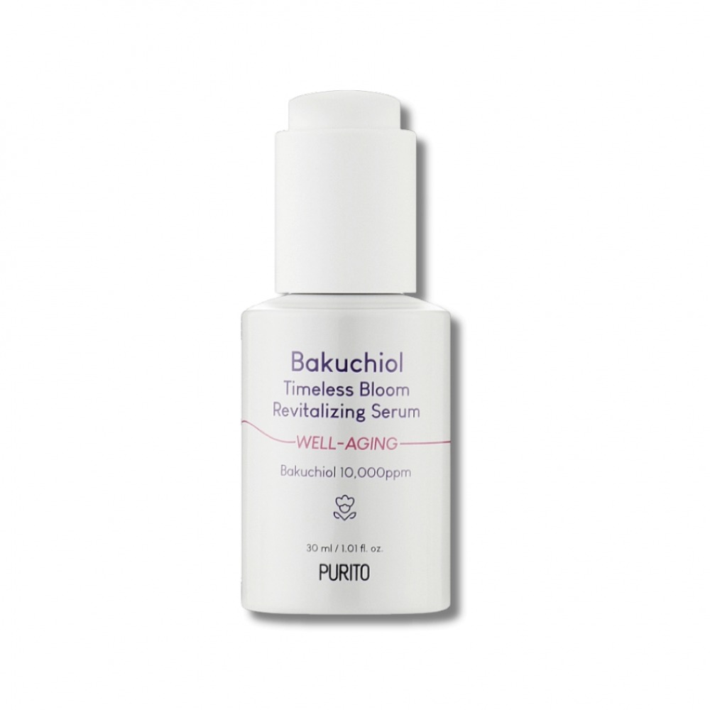 Сироватка з бакучіолом відновлювальна - Purito Bakuchiol Timeless Bloom Revitalizing Serum  фото