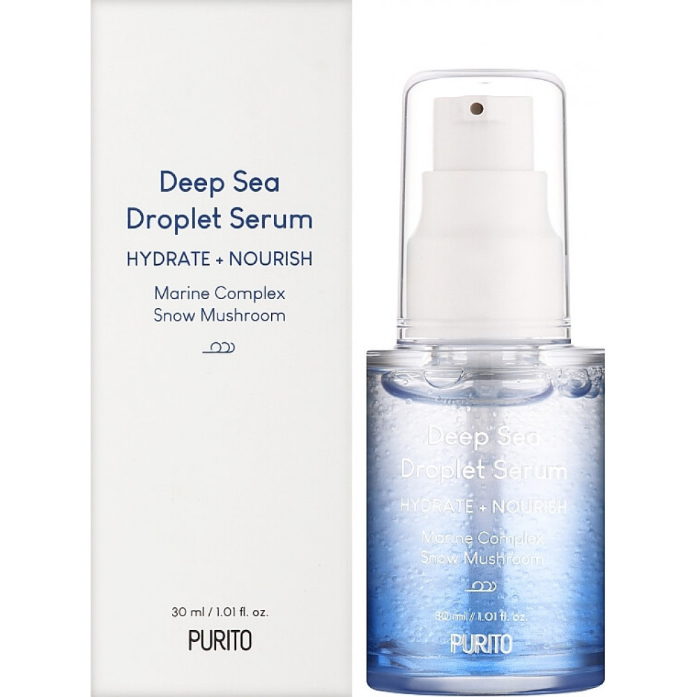 Увлажняющая сыворотка с морской водой - Purito Deep Sea Droplet Serum фото 2
