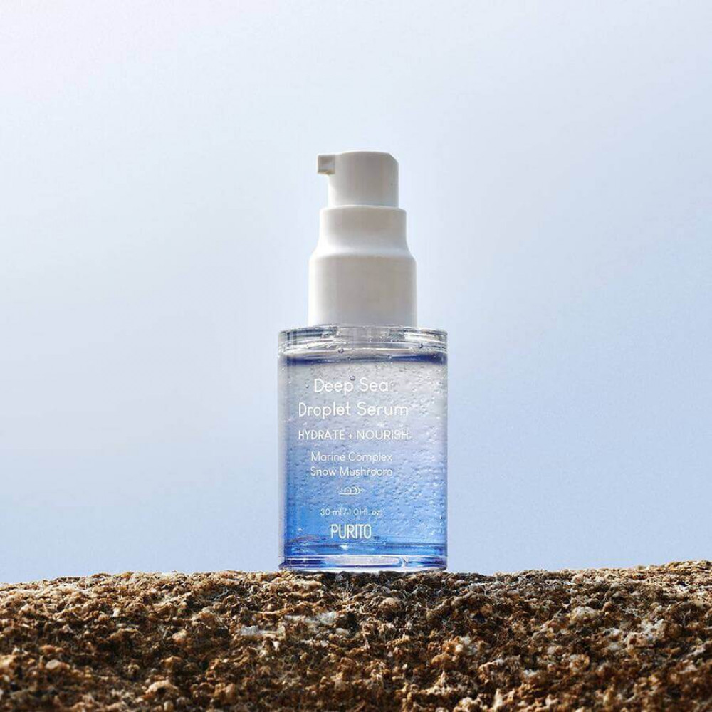 Увлажняющая сыворотка с морской водой - Purito Deep Sea Droplet Serum фото 4