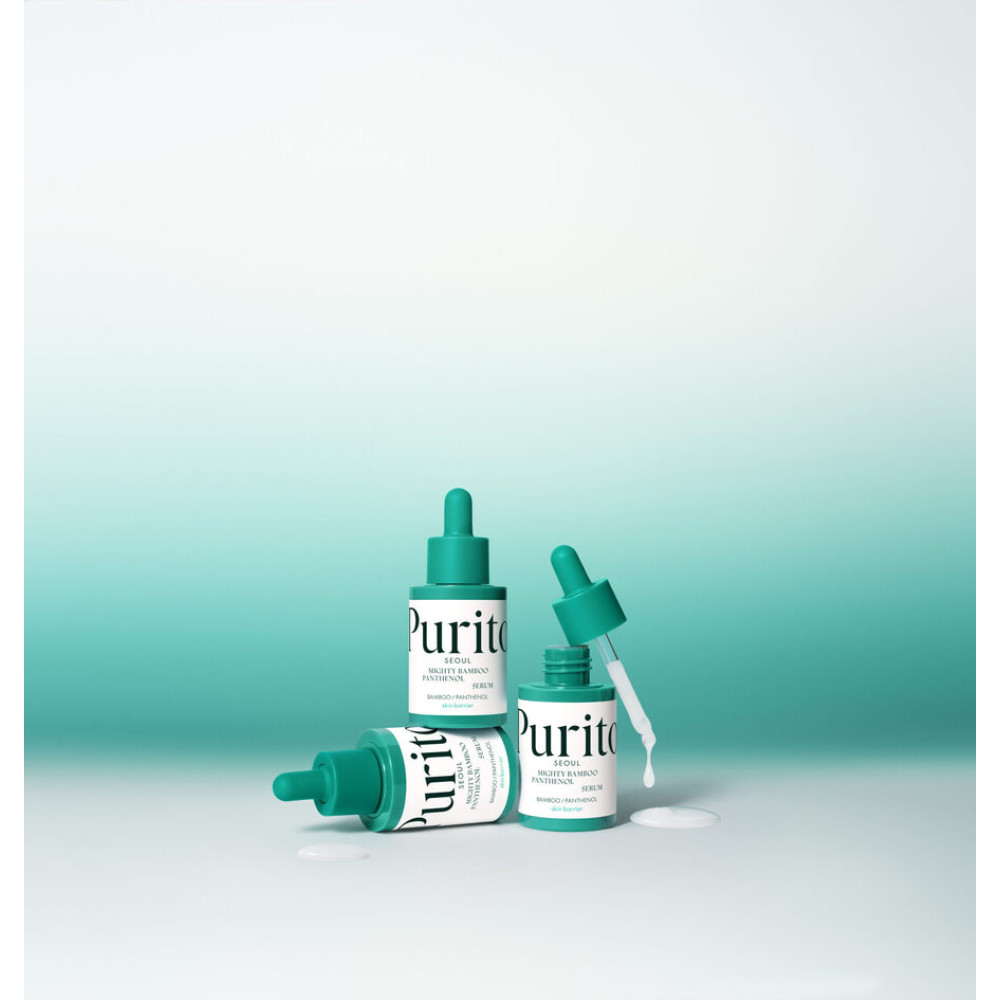 Увлажняющая сыворотка с пантенолом - Purito Seoul Mighty Bamboo Panthenol Serum фото 3