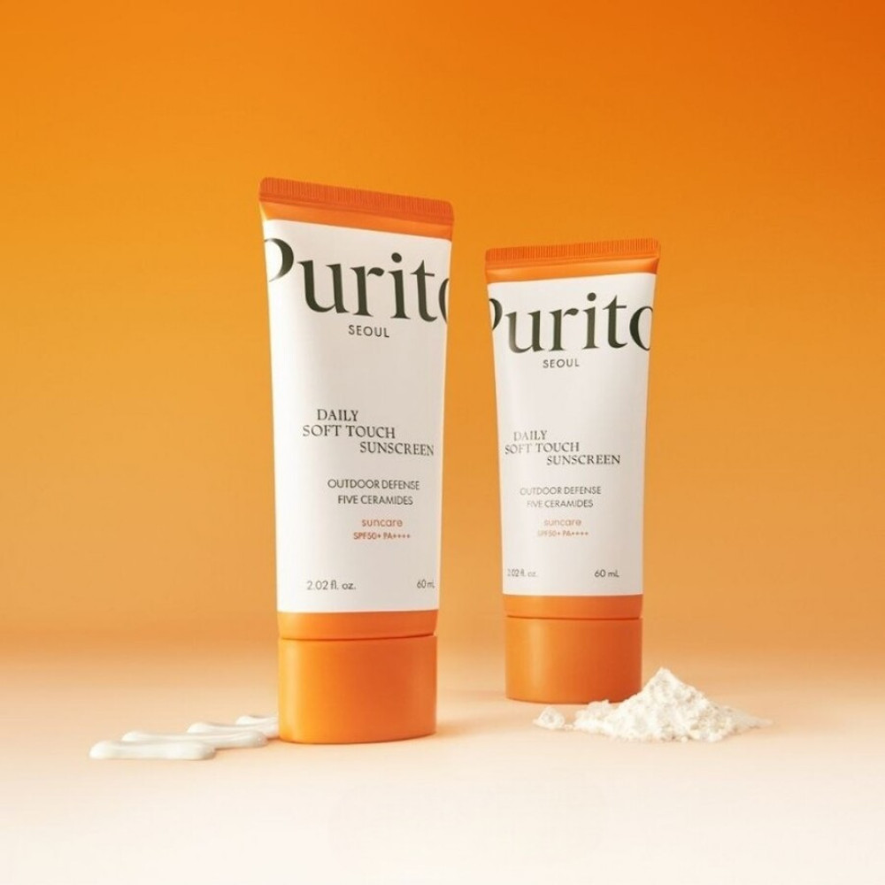 Солнцезащитный крем с керамидами - Purito Seoul Daily Soft Touch Sunscreen SPF 50+ PA++++ фото 2