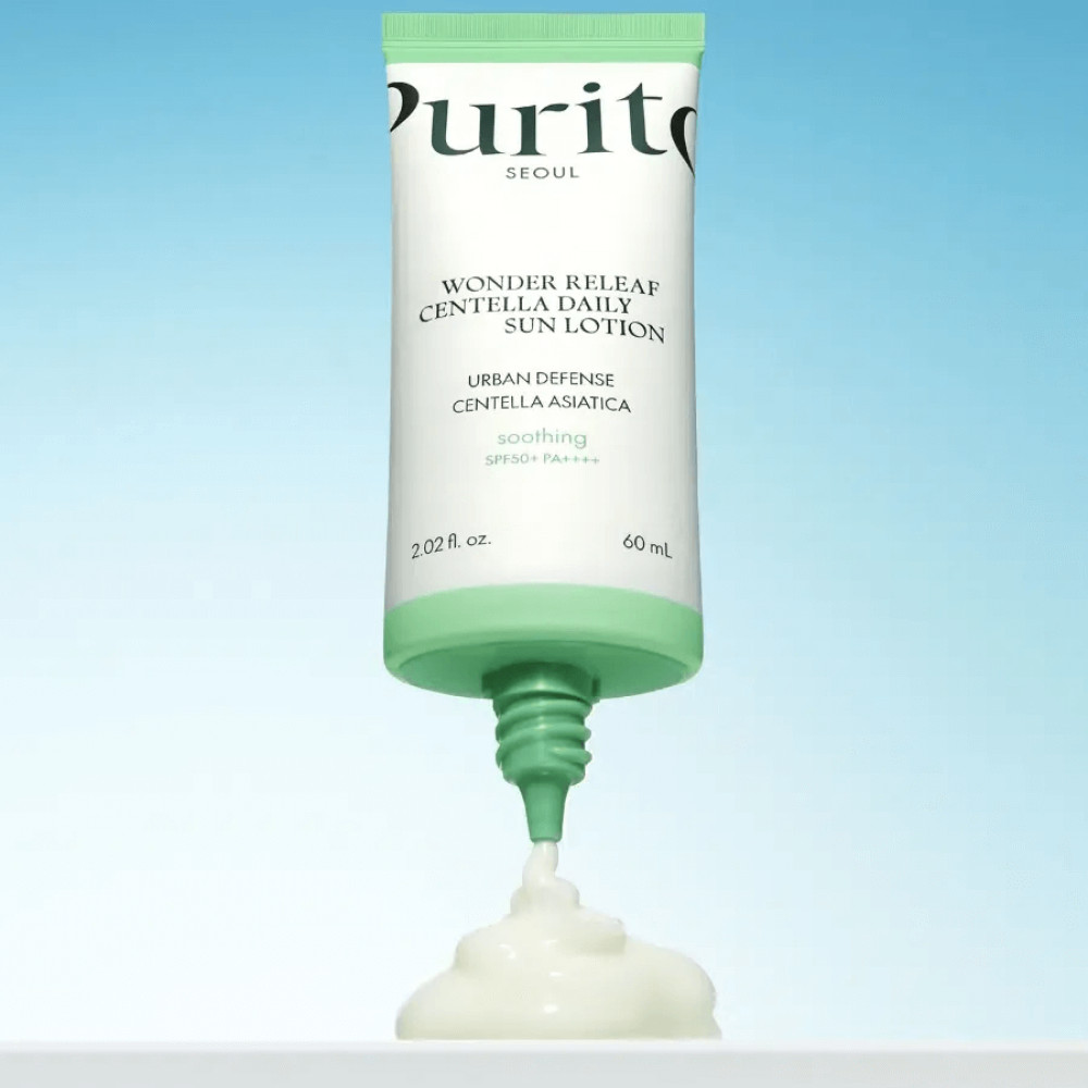 Сонцезахисний лосьйон для обличчя - Purito Seoul Wonder Releaf Centella Daily Sun Lotion SPF50+ фото 4