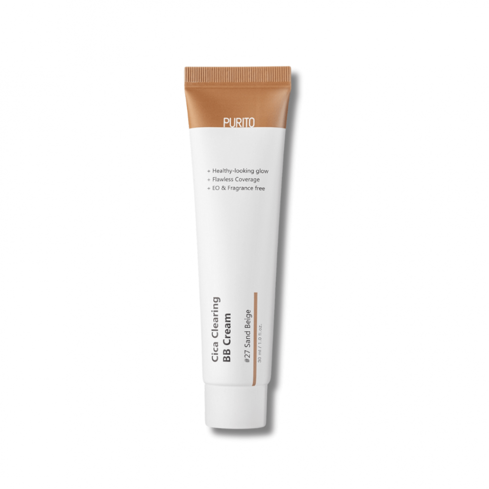 ВВ крем с экстрактом центеллы – Purito Cica Clearing BB Cream (№27 Sand Beige) фото