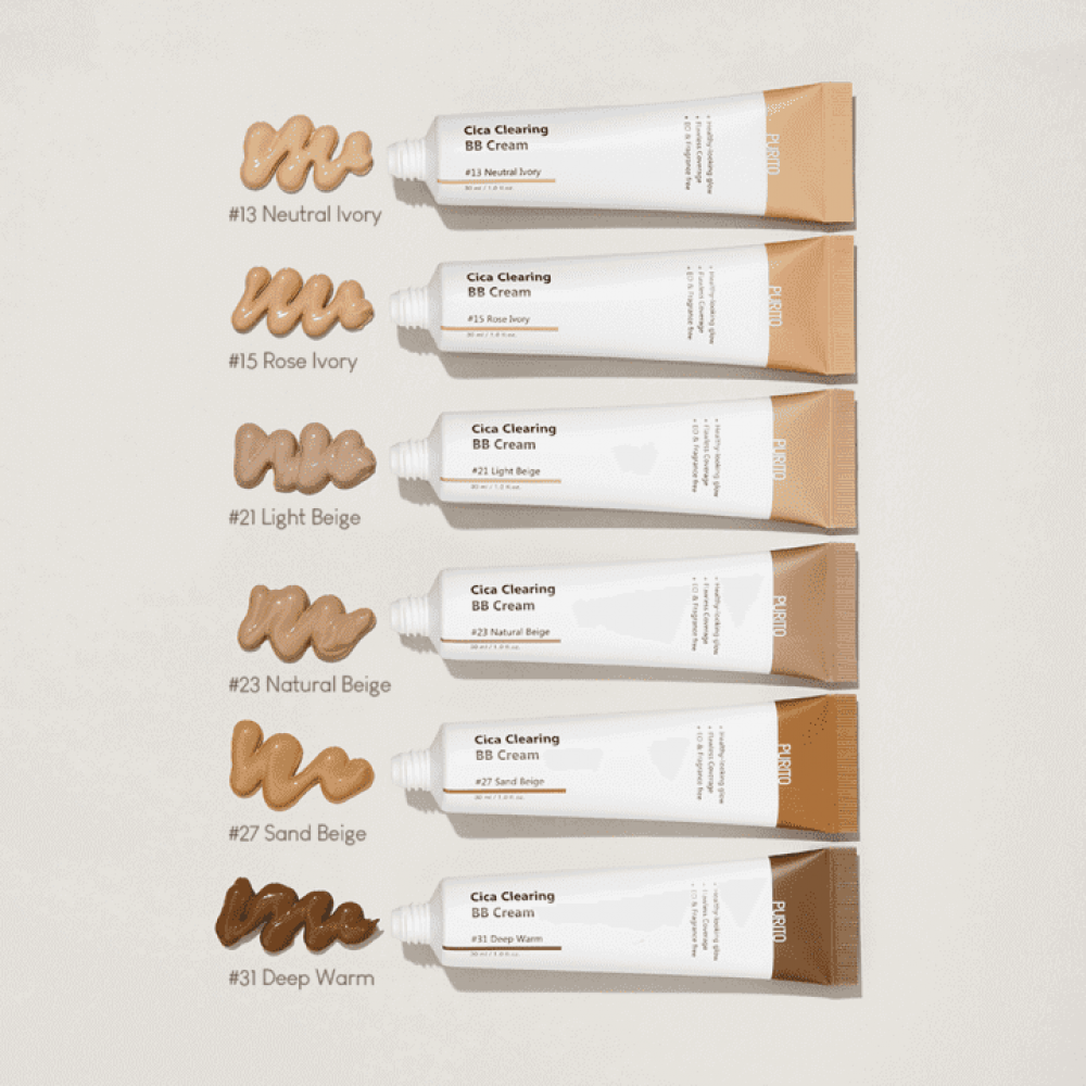 ВВ крем с экстрактом центеллы – Purito Cica Clearing BB Cream (№27 Sand Beige) фото 3
