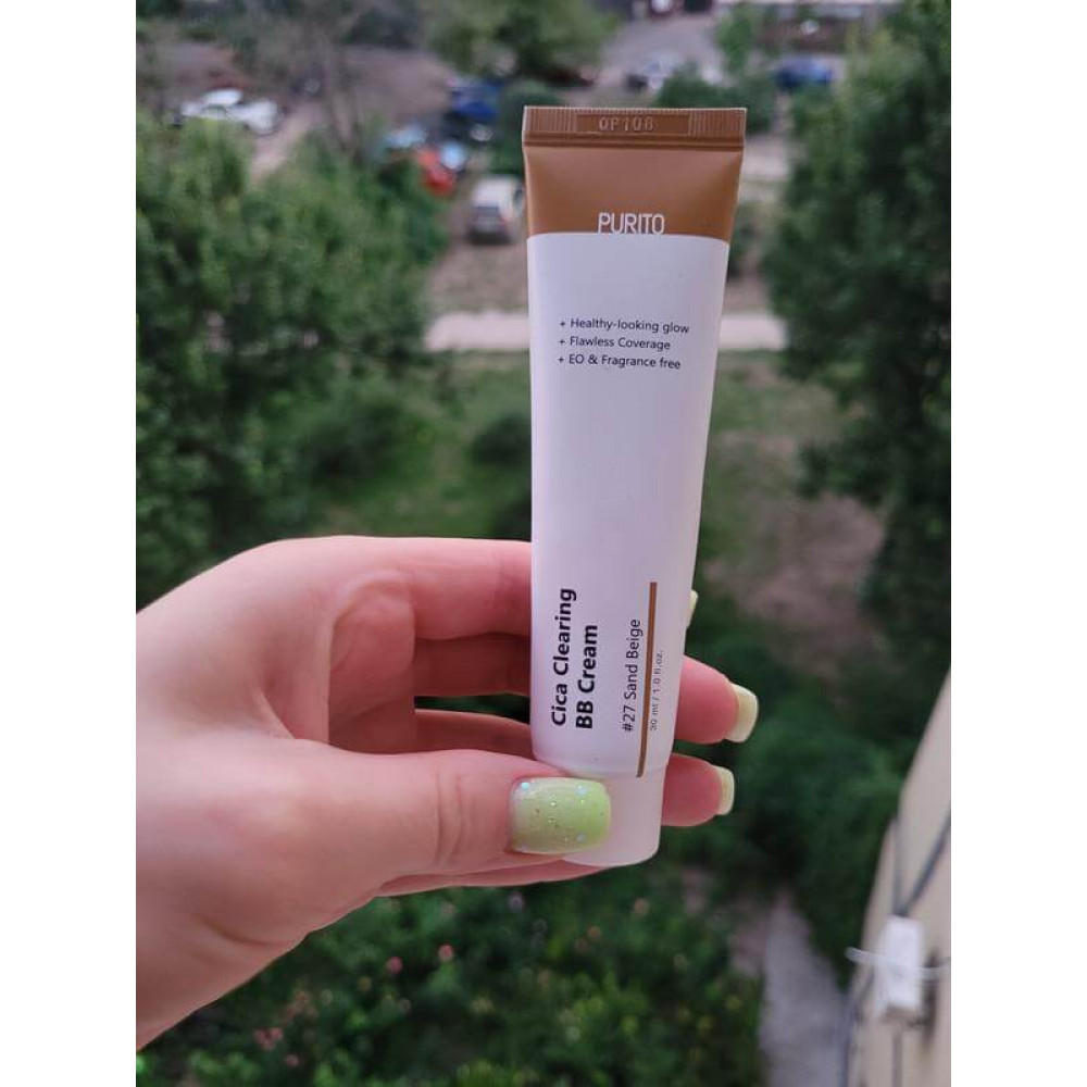 ВВ крем с экстрактом центеллы – Purito Cica Clearing BB Cream (№27 Sand Beige) фото 4