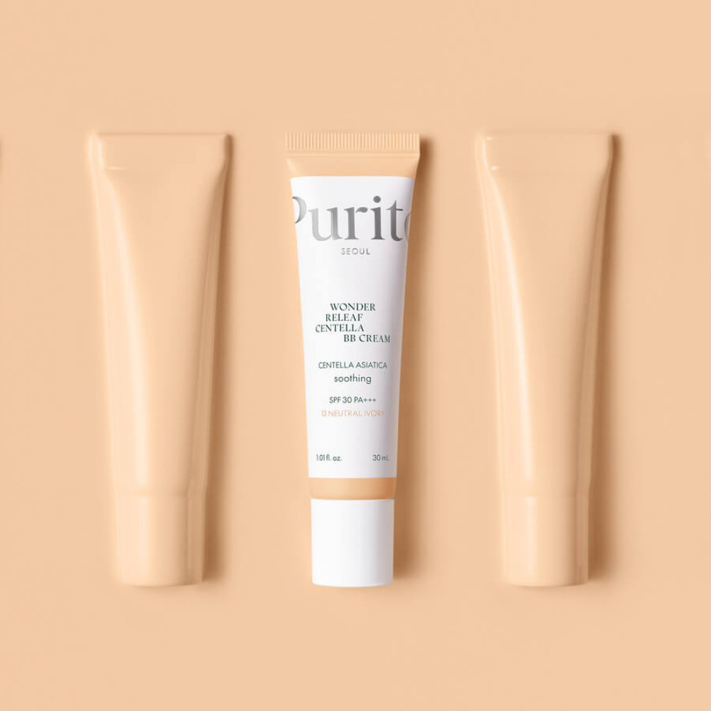 ВВ крем з екстрактом центелли - Purito Seoul Wonder Releaf Centella BB Cream (№13 Neutral Ivory) фото 5