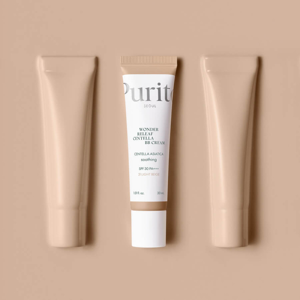 ВВ крем с экстрактом центеллы - Purito Seoul Wonder Releaf Centella BB Cream (№21 Light Beige) фото 4