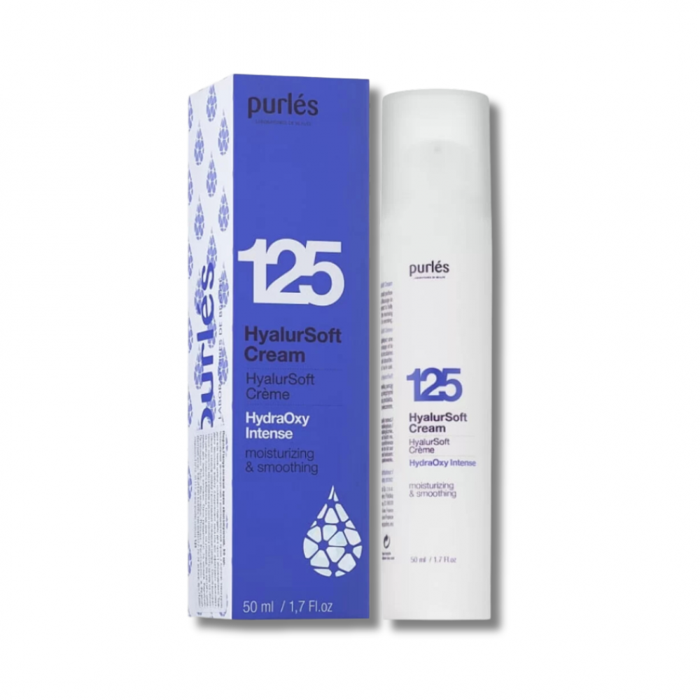 Гіалуроновий крем зволожуючий  - Purles 125 HydraOxy Intense HyalurSoft Cream фото
