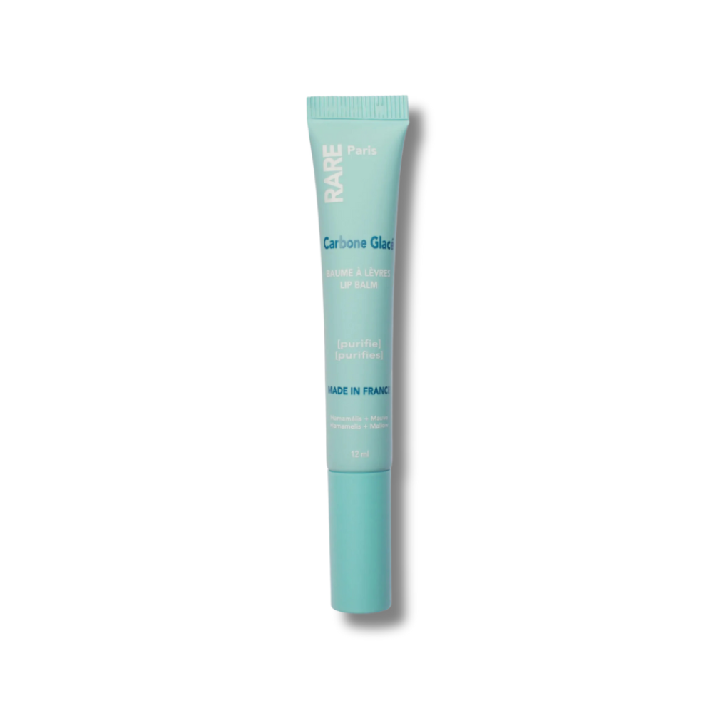 Бальзам для губ с гамамелисом и экстрактом мальвы - Rare Paris Carbone Glacé Purifying Lip Balm фото