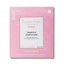 Восстанавливающая маска для лица с церамидами, омега 3 и 6 - Rare Paris Exception Rosee Ecological Cellulose Facial Mask 