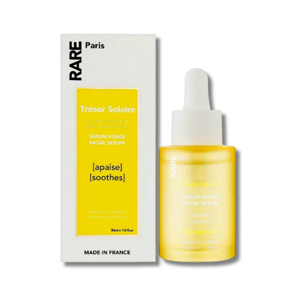 Успокаивающая сыворотка для лица с витамином Е и экстрактом арники - Rare Paris Tresor Solaire Soothing Fase Serum фото