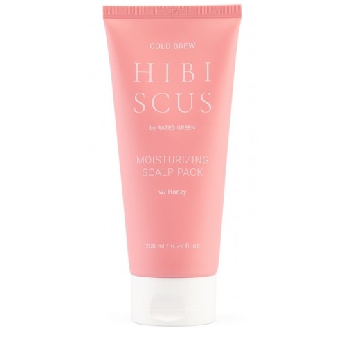 Увлажняющая маска для кожи головы и волос с соком гибискуса - Rated Green Cold Brew Hibiscus Moisturizing Scalp Pack 200 мл фото