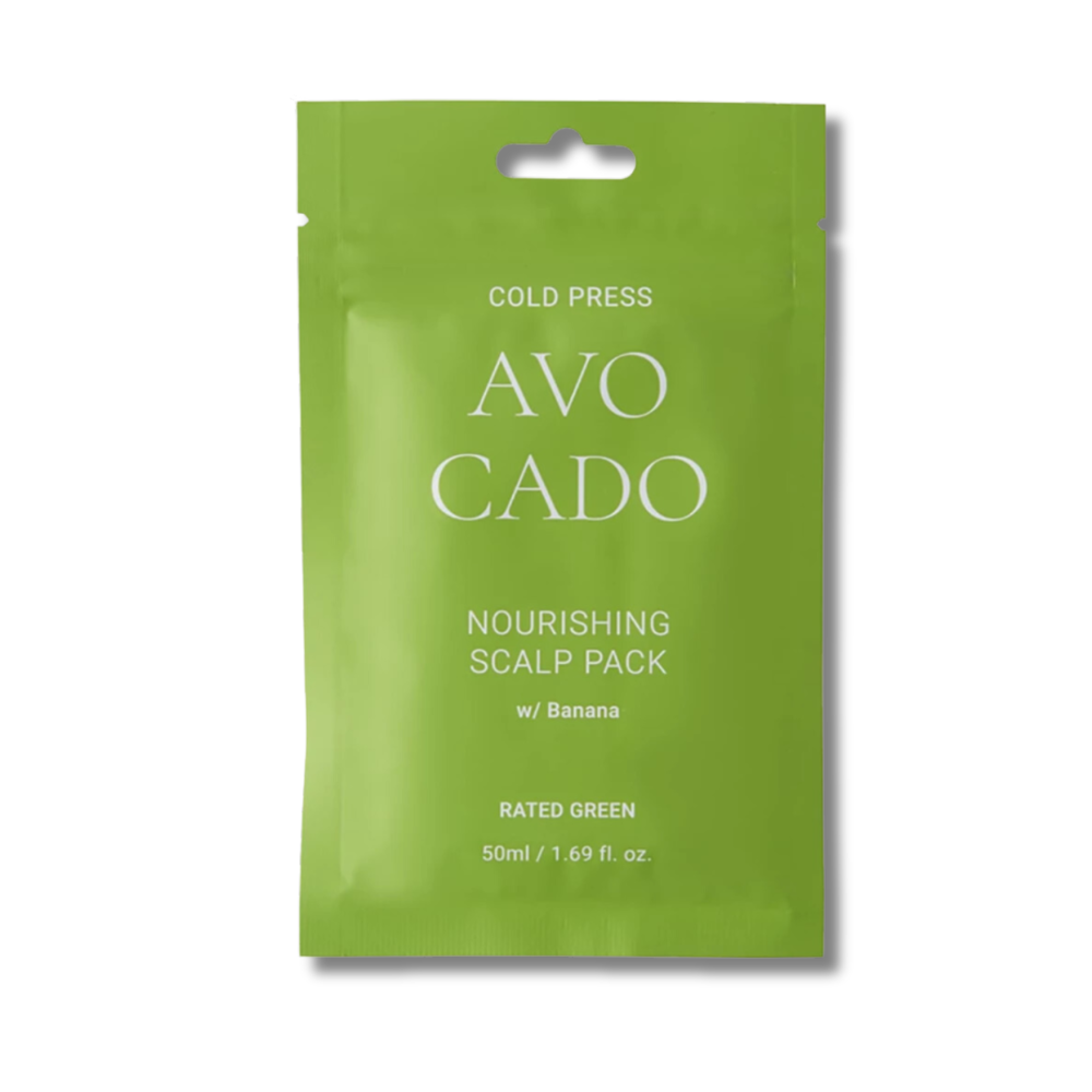 Маска для шкіри голови та волосся з маслом авокадо - Rated Green Cold Press Avocado Nourishing Scalp Pack 50 мл фото