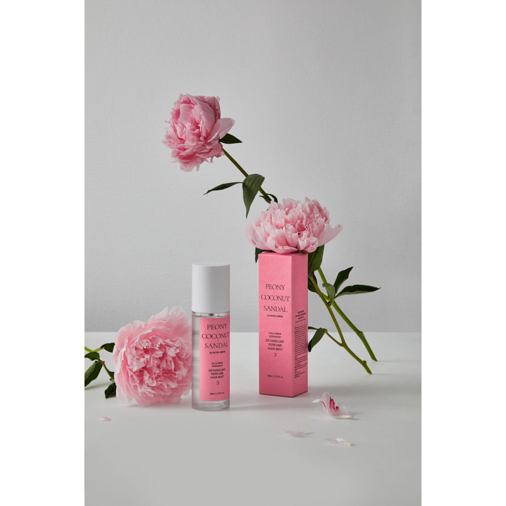 Парфюмированный мист для волос - Rated Green Detangling Perfume Hair Mist Peony-Coconut-Sandal фото 4