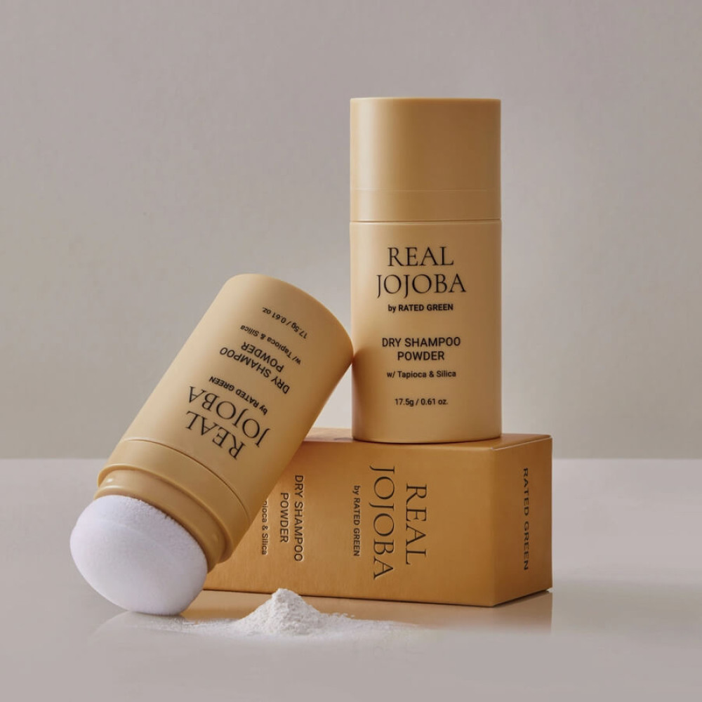 Сухой шампунь-порошок - Rated Green Real Jojoba Dry Shampoo Powder фото 3