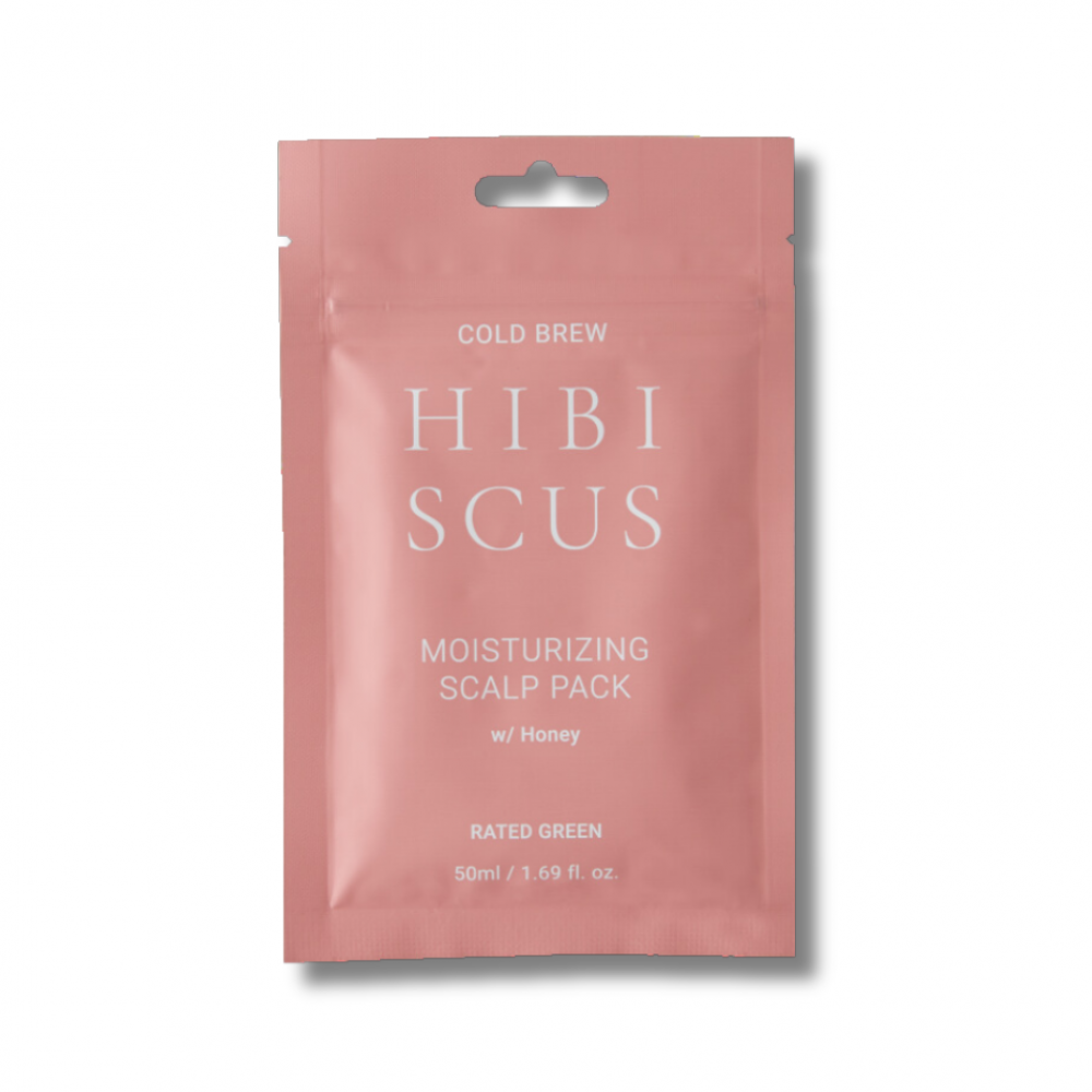 Зволожуюча маска для шкіри голови та волосся з соком гібіскуса - Rated Green Cold Brew Hibiscus Moisturizing Scalp Pack фото