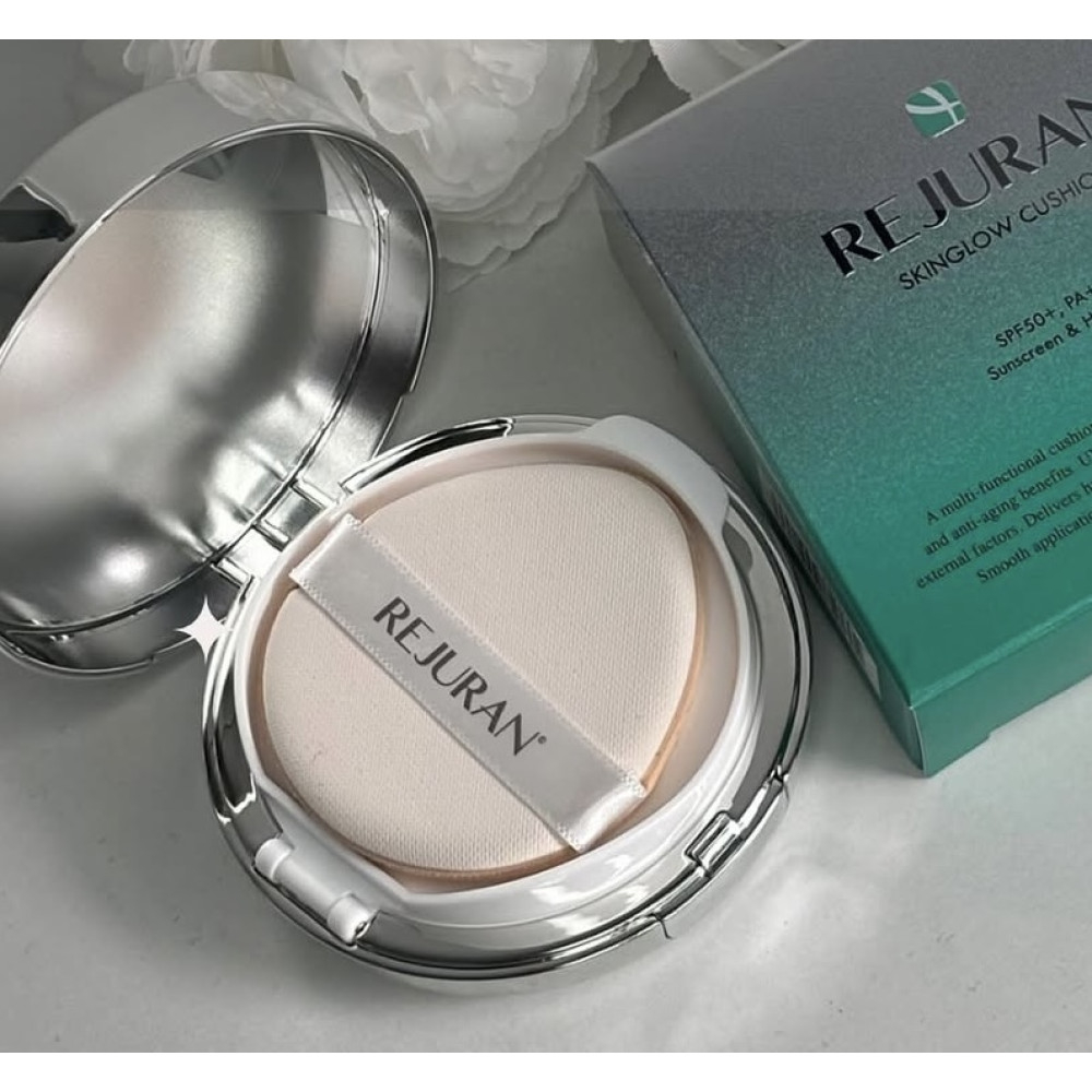 Мультифункциональный кушон с полинуклеотидами - Rejuran Skinglow Cushion SPF 50+ фото 4
