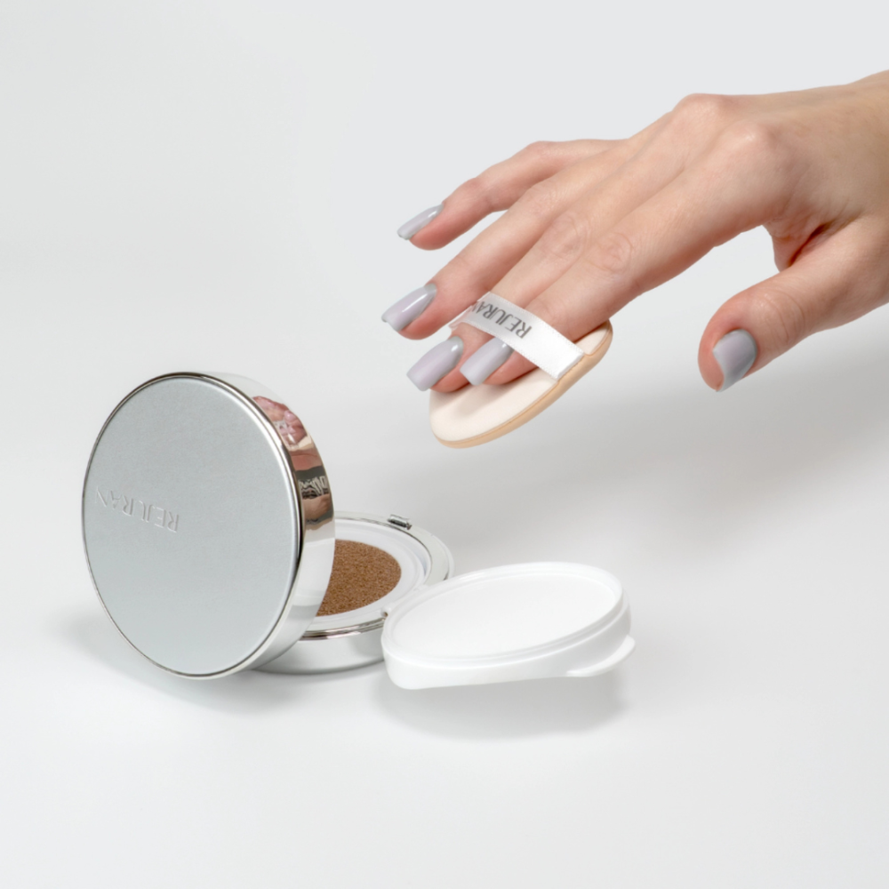 Сменный блок мультифункционального кушона с полинуклеотидами - Rejuran Skinglow Cushion SPF 50+ Refill фото 3
