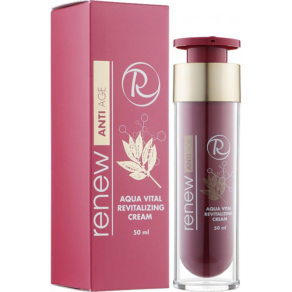 Антивіковий сонцезахисний зволожуючий крем - Renew Anti Age Aqua Vital Revitalizing Cream фото