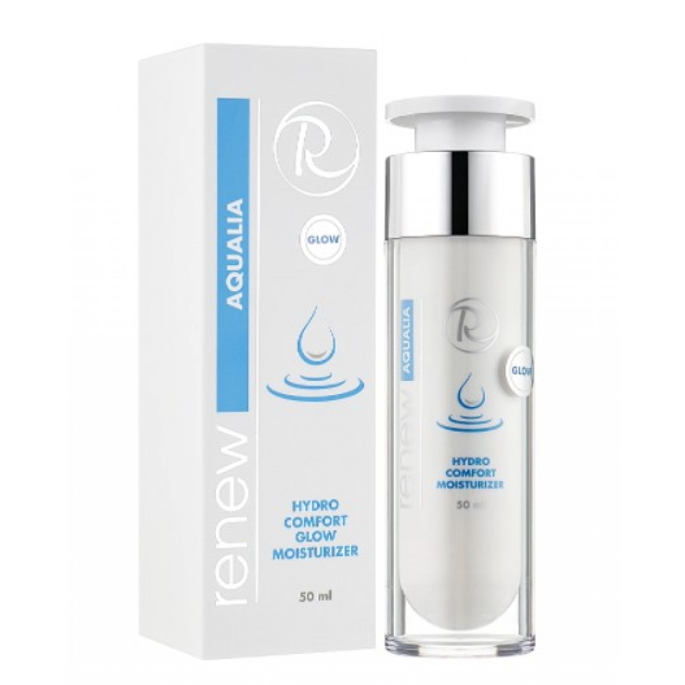 Зволожуючий крем для обличчя з іллюмінуючим ефектом - Renew Aqualia Hydro Comfort Glow Moisturizer фото