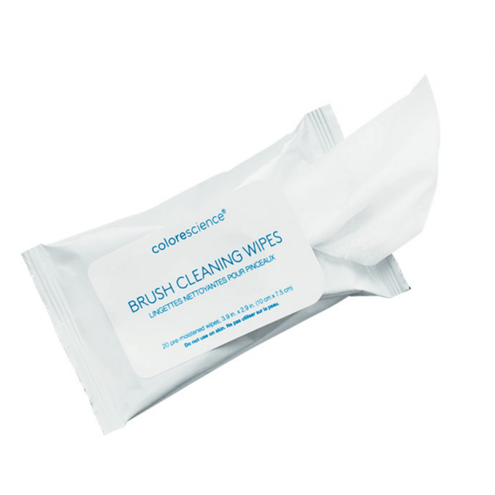 Салфетки для очистки кистей - Colorescience Brush Cleaning Wipes фото 2
