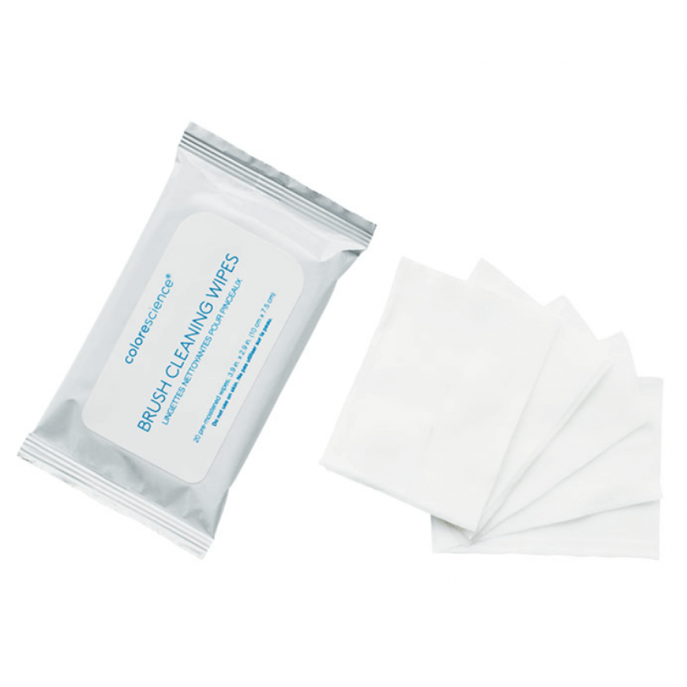 Салфетки для очистки кистей - Colorescience Brush Cleaning Wipes фото 4