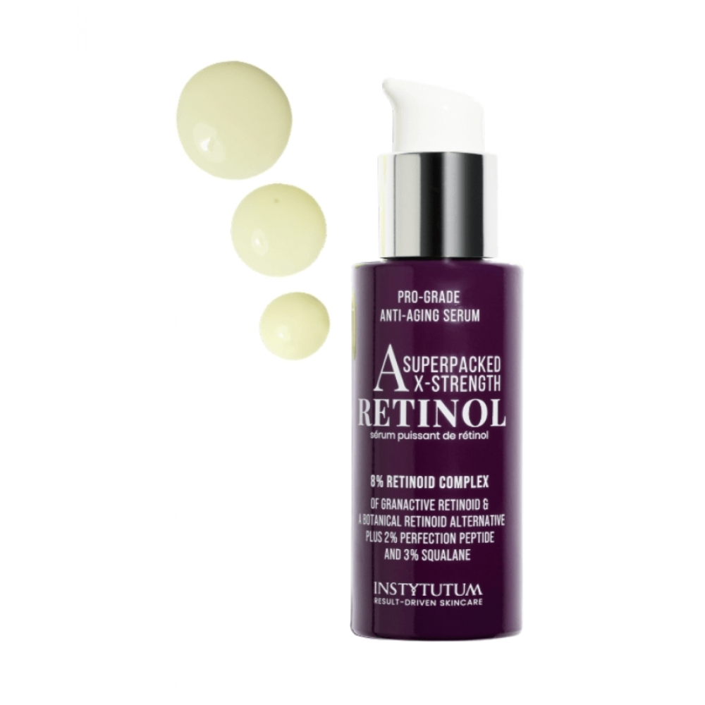 Концентрована сироватка з ретинолом проти старіння шкіри - Instytutum Anti-Aging X-Strength Retinol Serum  фото 3
