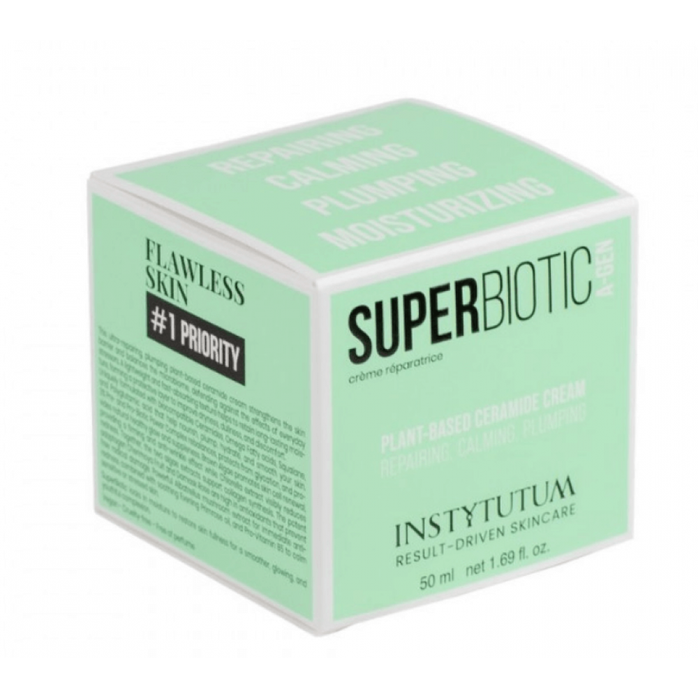 Восстанавливающий крем с керамидами и комплексом пре- и пробиотиков - Instytutum SuperBiotic Plant-Based Ceramide Cream фото 3