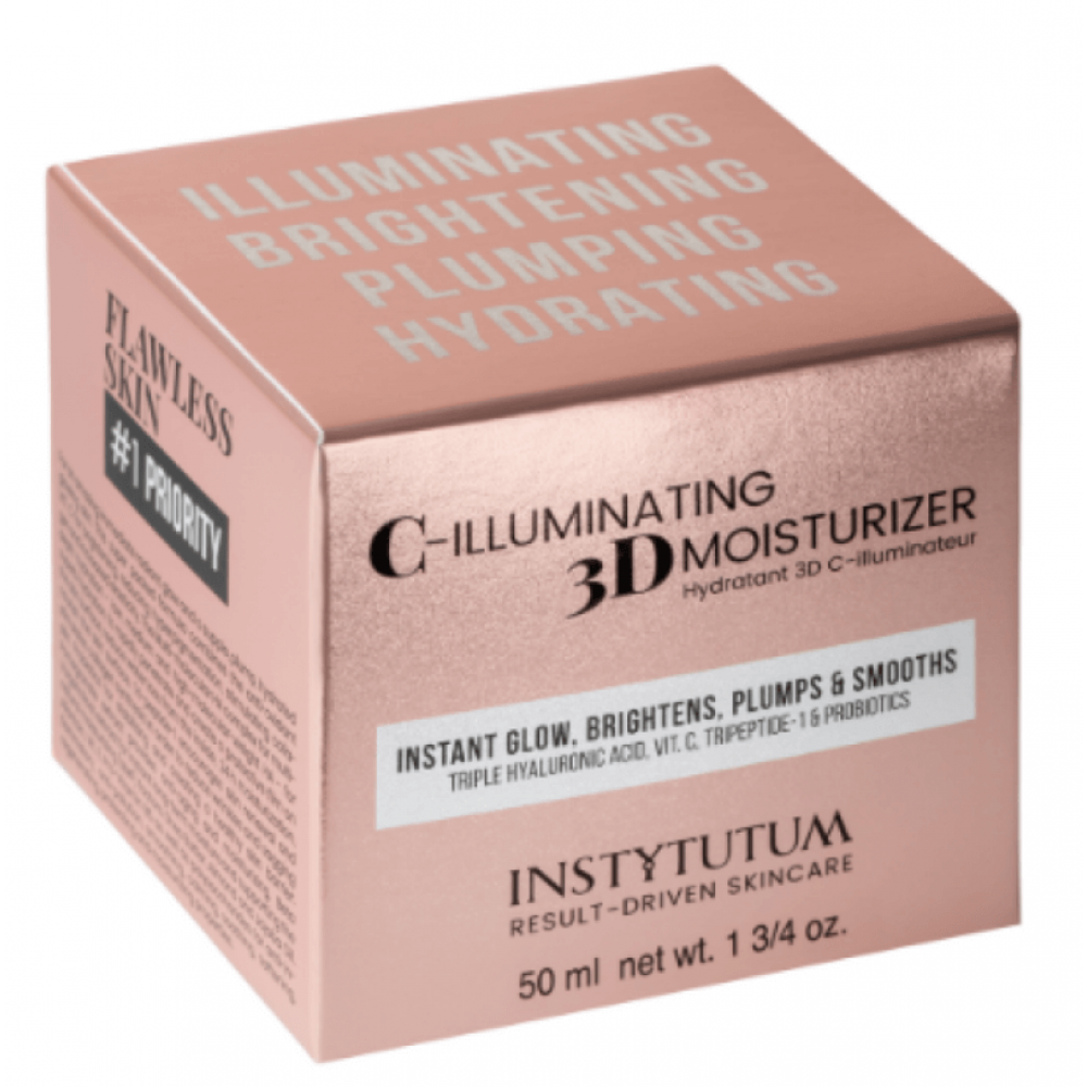 Увлажняющий крем с эффектом сияния - Instytutum C-Illuminating 3D Moisturizer фото 2