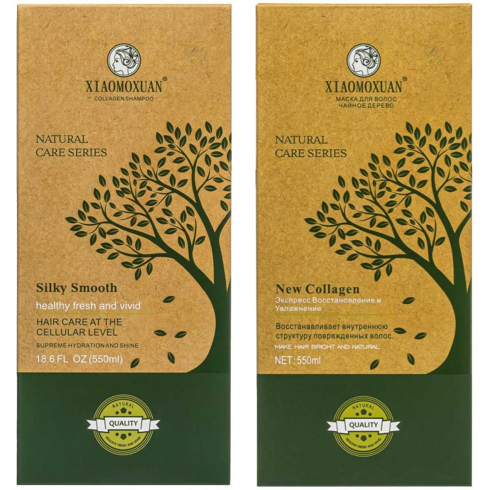 Подарочный набор для волос - Xiaomoxuan: Collagen Shampoo, New Collagen №1 фото 4